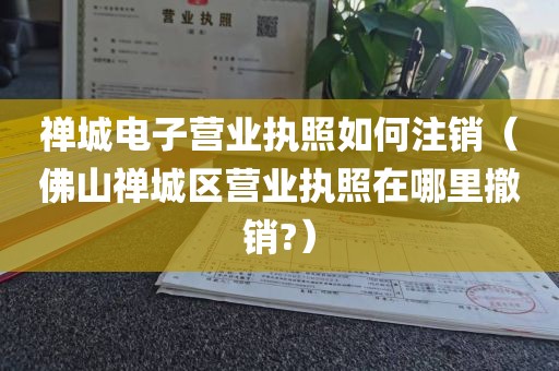 禅城电子营业执照如何注销（佛山禅城区营业执照在哪里撤销?）