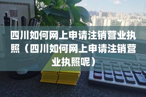 四川如何网上申请注销营业执照（四川如何网上申请注销营业执照呢）