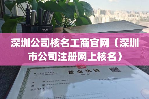 深圳公司核名工商官网（深圳市公司注册网上核名）