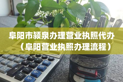 阜阳市颍泉办理营业执照代办（阜阳营业执照办理流程）