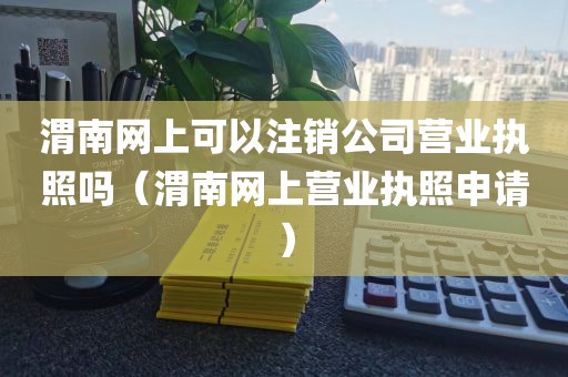 渭南网上可以注销公司营业执照吗（渭南网上营业执照申请）