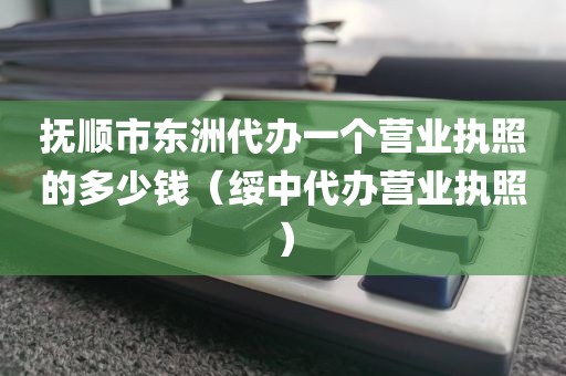 抚顺市东洲代办一个营业执照的多少钱(绥中代办营业执照)
