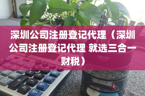 深圳公司注册登记代理(深圳公司注册登记代理 就选三合一财税)