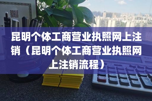 昆明个体工商营业执照网上注销（昆明个体工商营业执照网上注销流程）