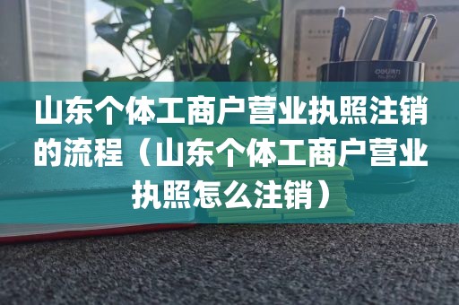 山东个体工商户营业执照注销的流程(山东个体工商户营业执照怎么注销)