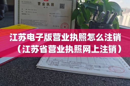 江苏电子版营业执照怎么注销（江苏省营业执照网上注销）