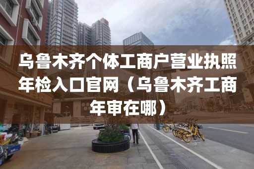 乌鲁木齐个体工商户营业执照年检入口官网（乌鲁木齐工商年审在哪）