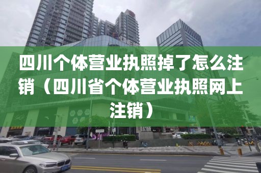 四川个体营业执照掉了怎么注销(四川省个体营业执照网上注销)