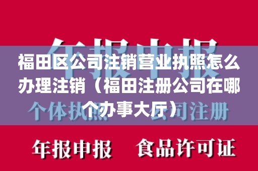福田区公司注销营业执照怎么办理注销（福田注册公司在哪个办事大厅）