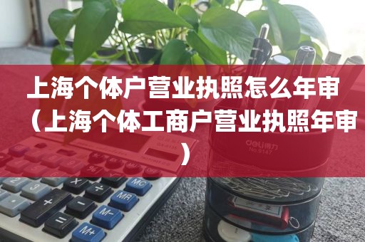 上海个体户营业执照怎么年审（上海个体工商户营业执照年审）