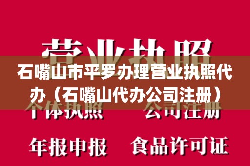 石嘴山市平罗办理营业执照代办（石嘴山代办公司注册）