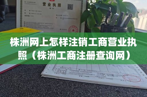 株洲网上怎样注销工商营业执照（株洲工商注册查询网）