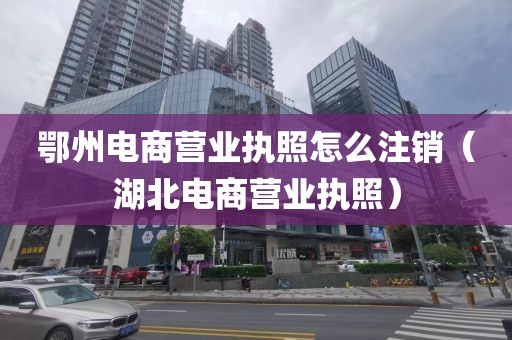 鄂州电商营业执照怎么注销（湖北电商营业执照）