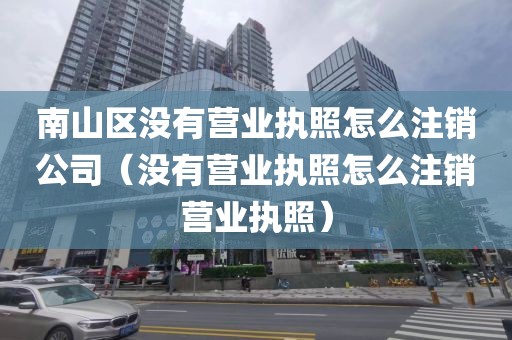 南山区没有营业执照怎么注销公司（没有营业执照怎么注销营业执照）