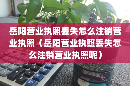 岳阳营业执照丢失怎么注销营业执照（岳阳营业执照丢失怎么注销营业执照呢）