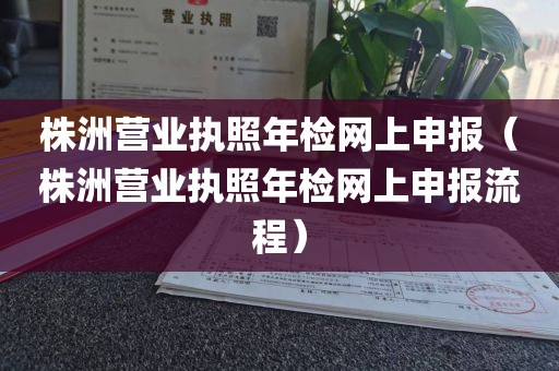 株洲营业执照年检网上申报(株洲营业执照年检网上申报流程)