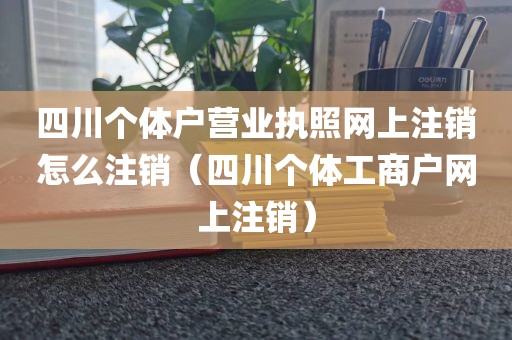 四川个体户营业执照网上注销怎么注销（四川个体工商户网上注销）