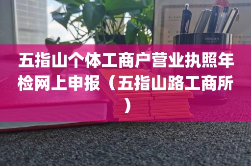 五指山个体工商户营业执照年检网上申报（五指山路工商所）