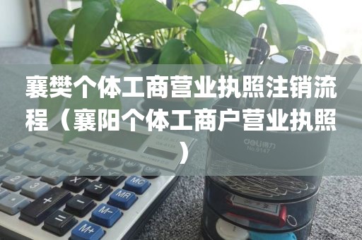 襄樊个体工商营业执照注销流程（襄阳个体工商户营业执照）