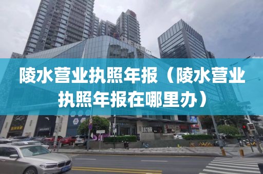 陵水营业执照年报（陵水营业执照年报在哪里办）
