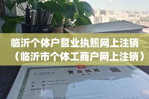 临沂个体户营业执照网上注销（临沂市个体工商户网上注销）