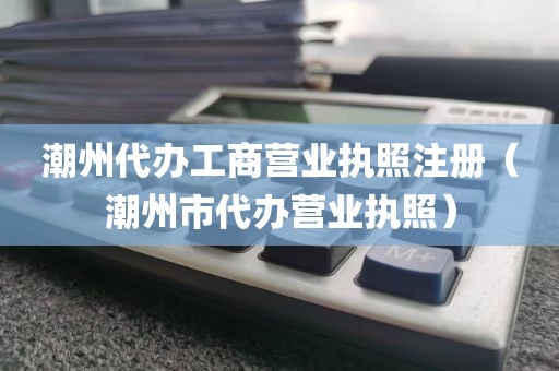 潮州代办工商营业执照注册（潮州市代办营业执照）