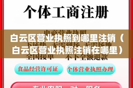 白云区营业执照到哪里注销(白云区营业执照注销在哪里)