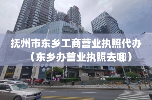 抚州市东乡工商营业执照代办（东乡办营业执照去哪）