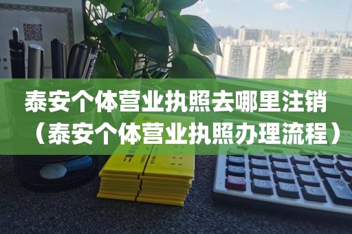 泰安个体营业执照去哪里注销(泰安个体营业执照办理流程)