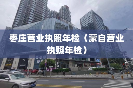 枣庄营业执照年检(蒙自营业执照年检)