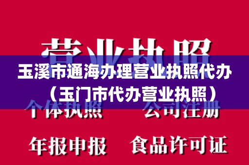 玉溪市通海办理营业执照代办（玉门市代办营业执照）