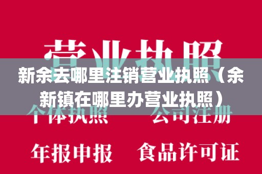 新余去哪里注销营业执照（余新镇在哪里办营业执照）
