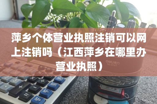 萍乡个体营业执照注销可以网上注销吗（江西萍乡在哪里办营业执照）