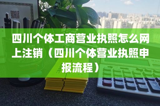四川个体工商营业执照怎么网上注销（四川个体营业执照申报流程）