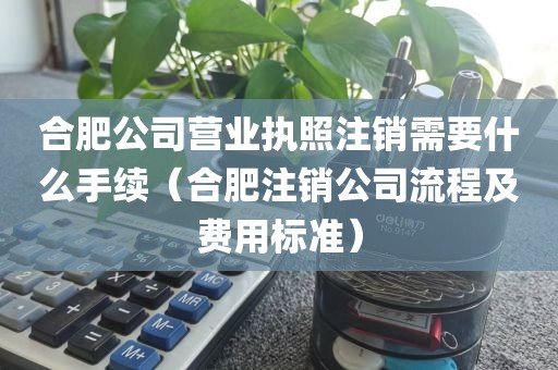 合肥公司营业执照注销需要什么手续（合肥注销公司流程及费用标准）