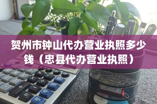 贺州市钟山代办营业执照多少钱（忠县代办营业执照）