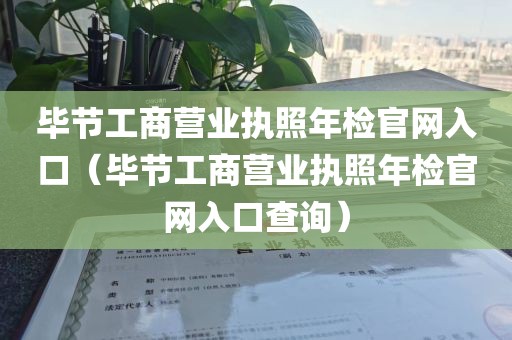 毕节工商营业执照年检官网入口（毕节工商营业执照年检官网入口查询）
