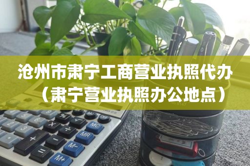 沧州市肃宁工商营业执照代办(肃宁营业执照办公地点)