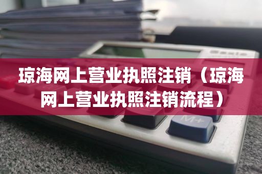 琼海网上营业执照注销（琼海网上营业执照注销流程）