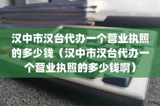 汉中市汉台代办一个营业执照的多少钱（汉中市汉台代办一个营业执照的多少钱啊）