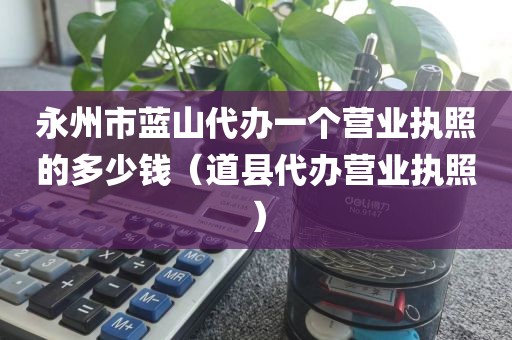 永州市蓝山代办一个营业执照的多少钱（道县代办营业执照）