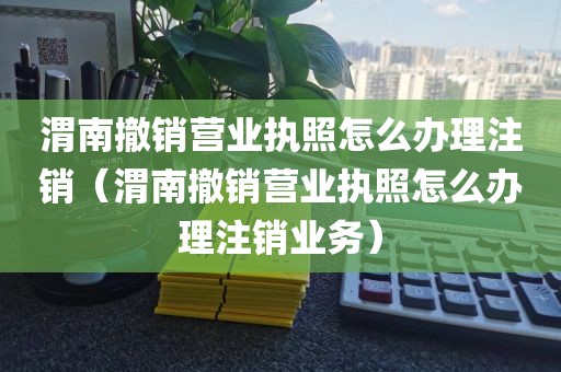 渭南撤销营业执照怎么办理注销（渭南撤销营业执照怎么办理注销业务）
