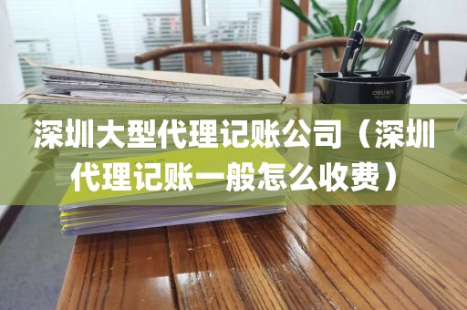 深圳大型代理记账公司（深圳代理记账一般怎么收费）
