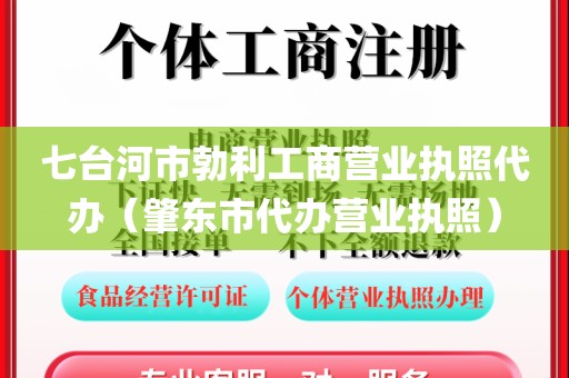 七台河市勃利工商营业执照代办(肇东市代办营业执照)