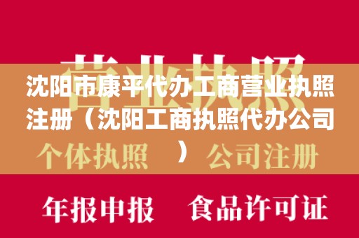 沈阳市康平代办工商营业执照注册（沈阳工商执照代办公司）