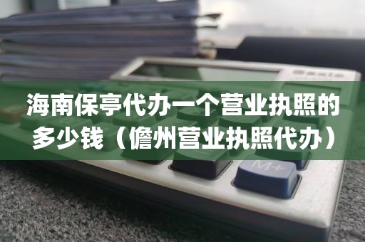海南保亭代办一个营业执照的多少钱（儋州营业执照代办）