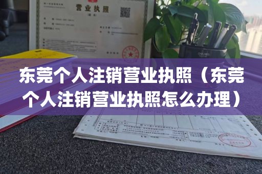 东莞个人注销营业执照(东莞个人注销营业执照怎么办理)