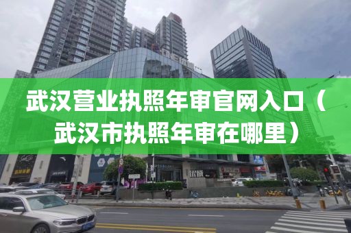 武汉营业执照年审官网入口（武汉市执照年审在哪里）