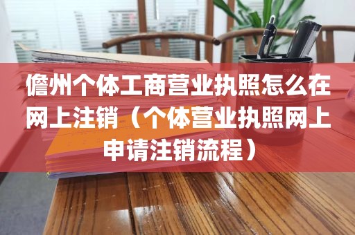 儋州个体工商营业执照怎么在网上注销（个体营业执照网上申请注销流程）