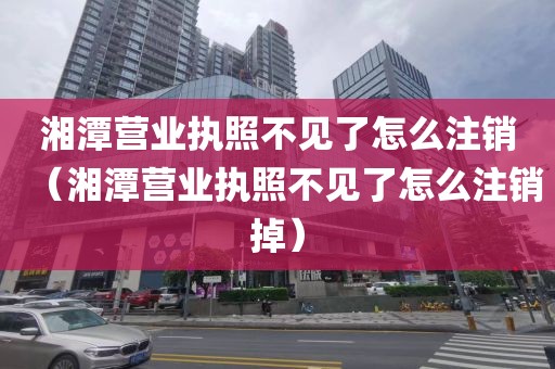 湘潭营业执照不见了怎么注销（湘潭营业执照不见了怎么注销掉）